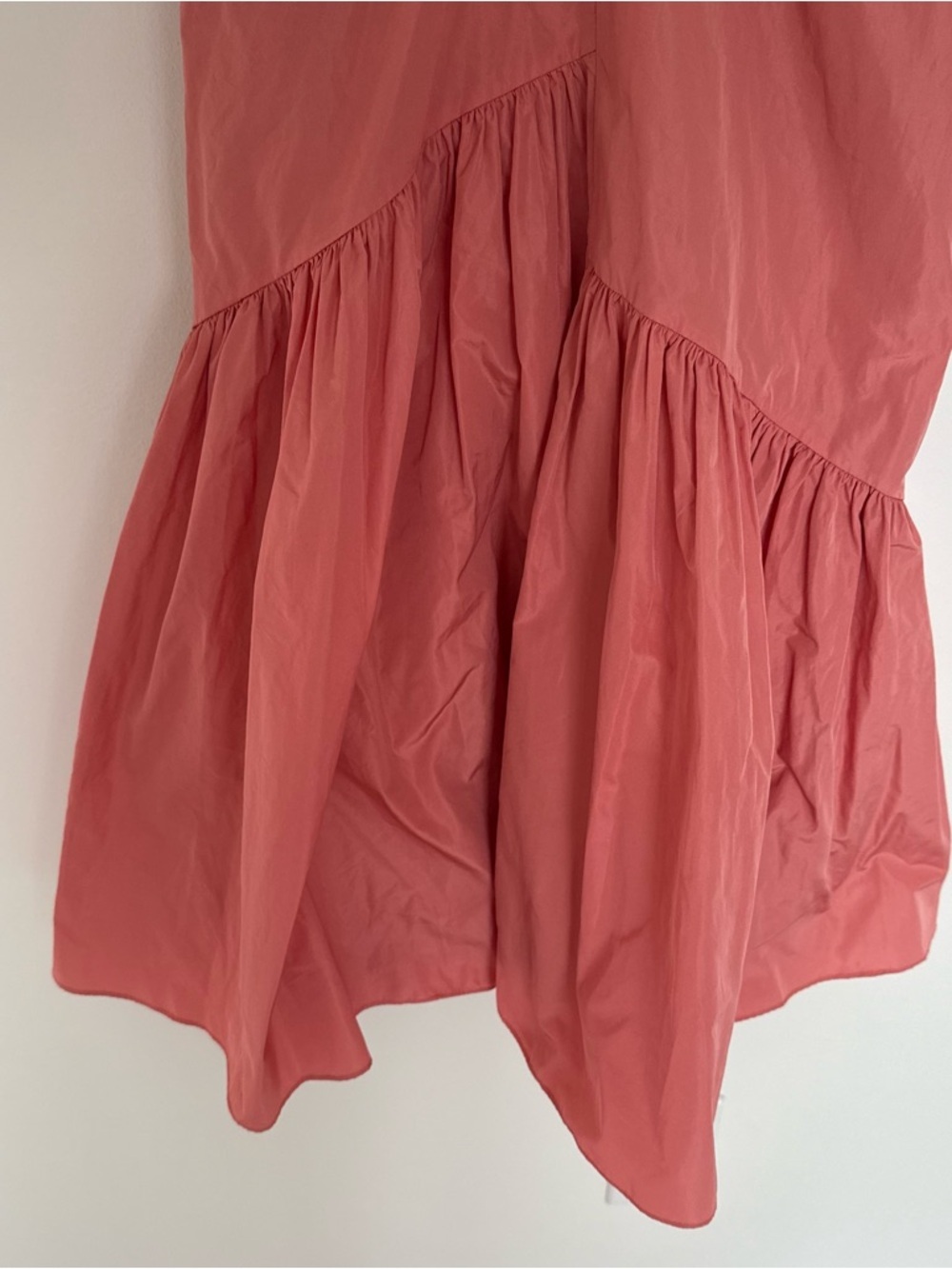 Rebecca Taylor Pink Knot Neck Taffeta Dress - Picture 4 of 7